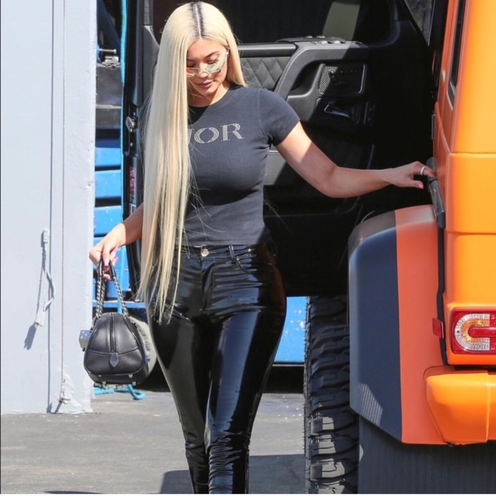 Haridian vinyl leather pants size L